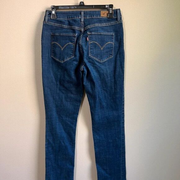 Levi's bold curve mid rise straight size 8 jeans - Picture 4 of 7